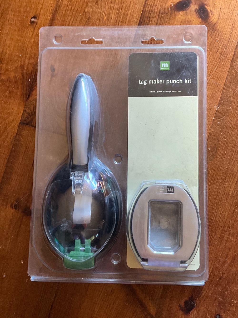 Making Memories Tag Maker Punch Kit